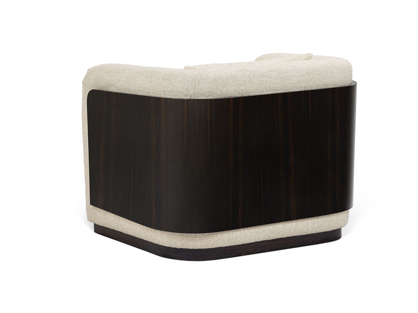 Черное кресло с подлокотниками JOSÉ LEITE DE CASTRO BARI ARCH-00016239 - Вид №2