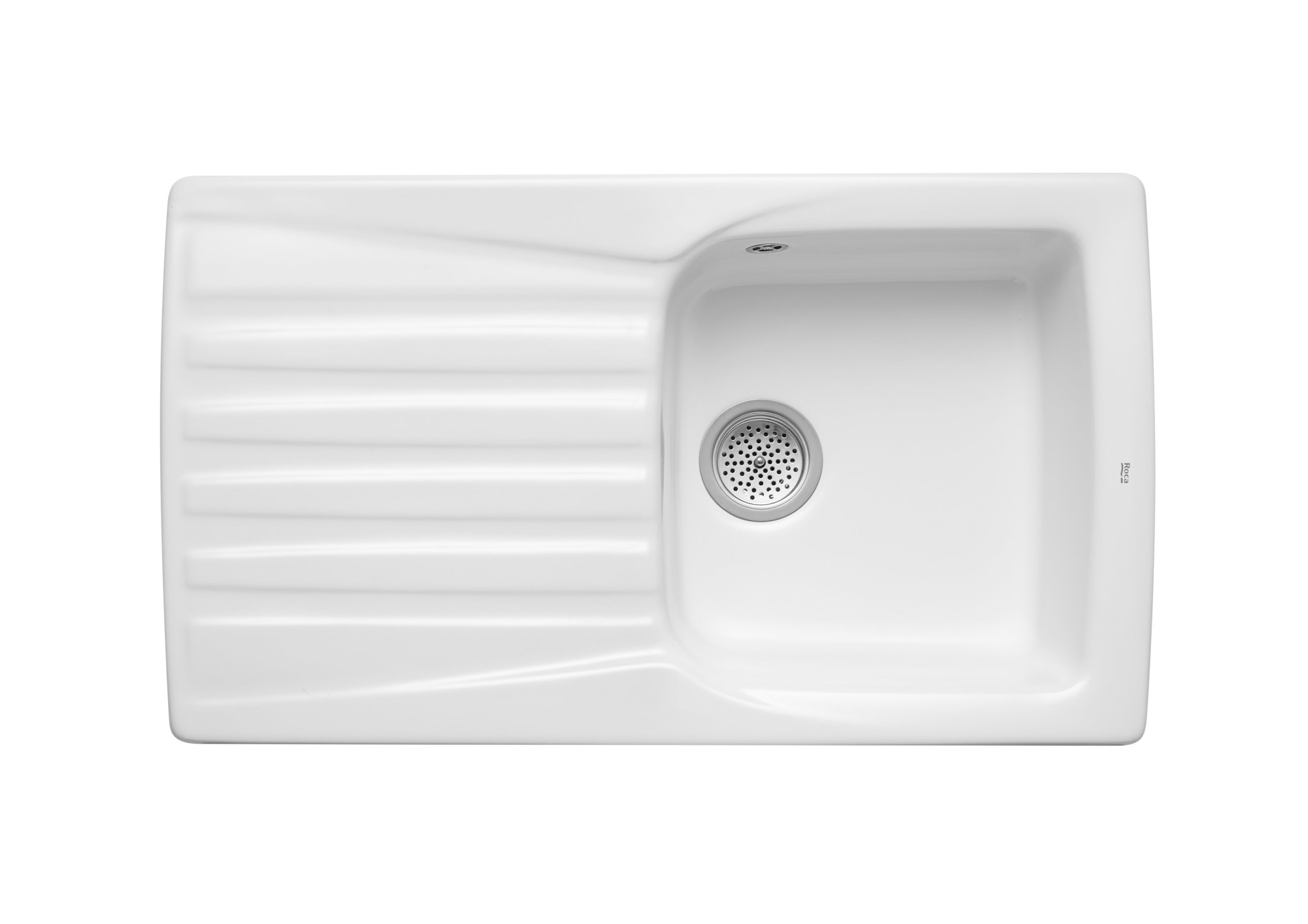 A366067000 Двусторонняя керамическая мойка с 1 чашей ROCA Beverly