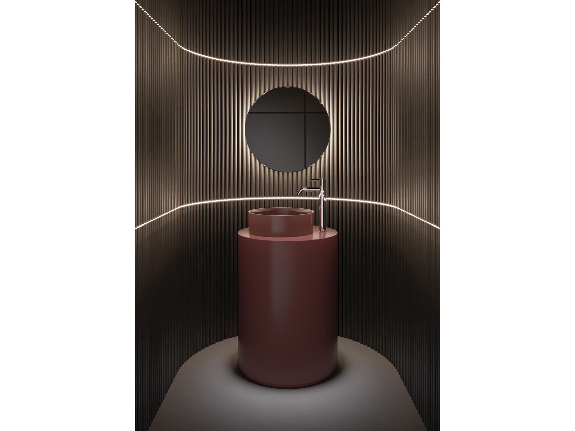 Круглый умывальник Domus Falerii размер ARCH-00110971 - Вид №1