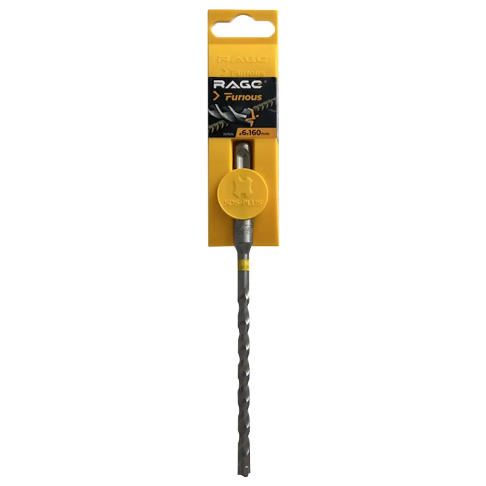 Бур RAGE FURIOUS SDS Plus для железобетона 6×160 мм 89422914 STLM-1563479 - Вид №1