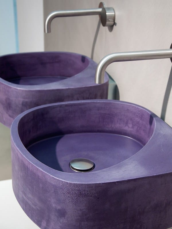 Бетонный одиночный подвесной умывальник Moab Elletre ARCH-00078215 - Вид №11