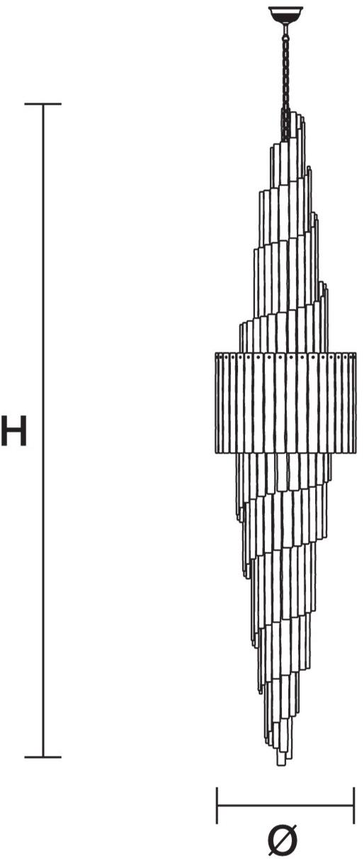 Masiero Люстра из керамогранита Glass sun-id-1512543 - Вид №2