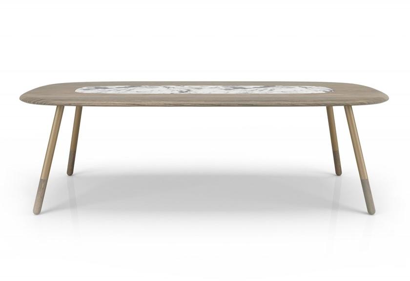 Huppé Прямоугольный стол из дуба и натурального камня Koval 2288m - 2290m HUPPE - Вид №3