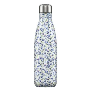 Термос 500 мл бело-синий Floral Iris CHILLY'S BOTTLES ДИЗАЙНЕРСКИЕ 00-3947979 Белый;синий