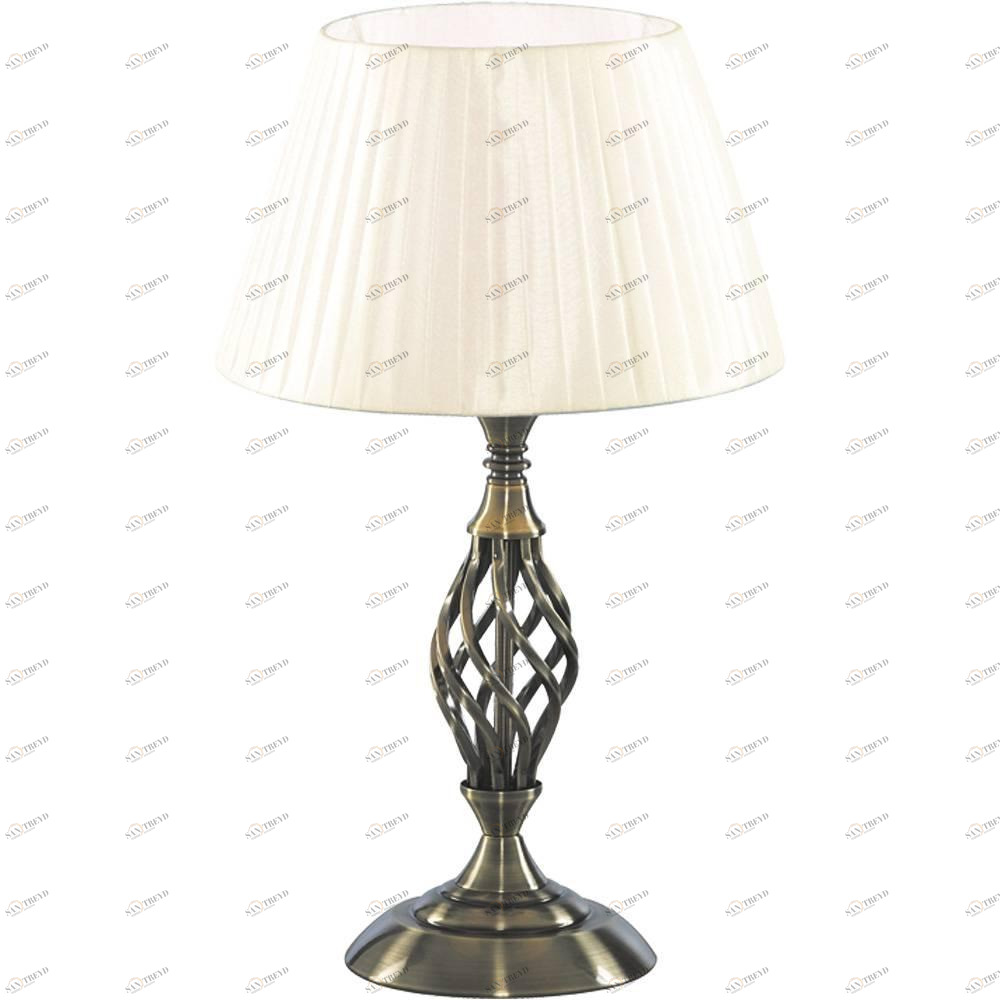 Настольная лампа Arte Lamp Zanzibar A8390LT-1AB ARTE LAMP ИНТЕРЬЕРНЫЕ 080116 Белый;серебро 