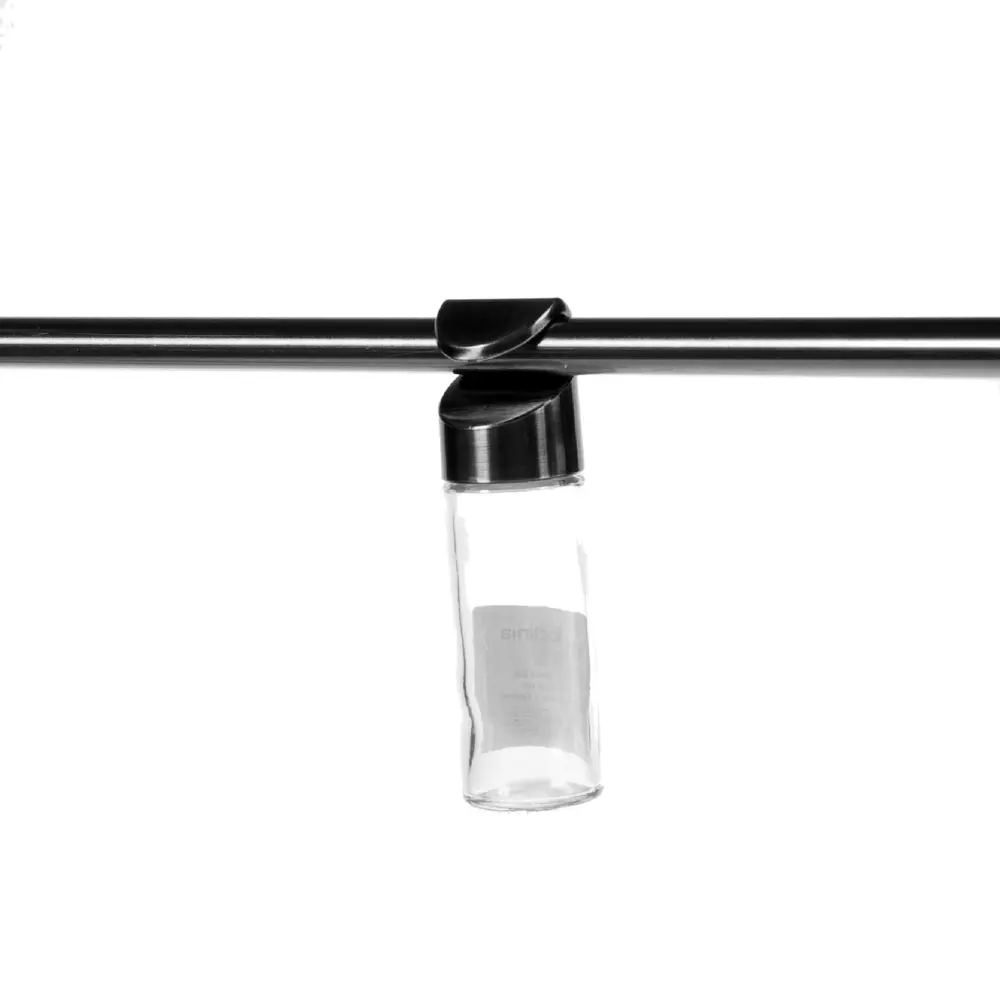 Банка для специй на рейлинг Delinia 40х40х140 мм цвет бронза STLM-2091691