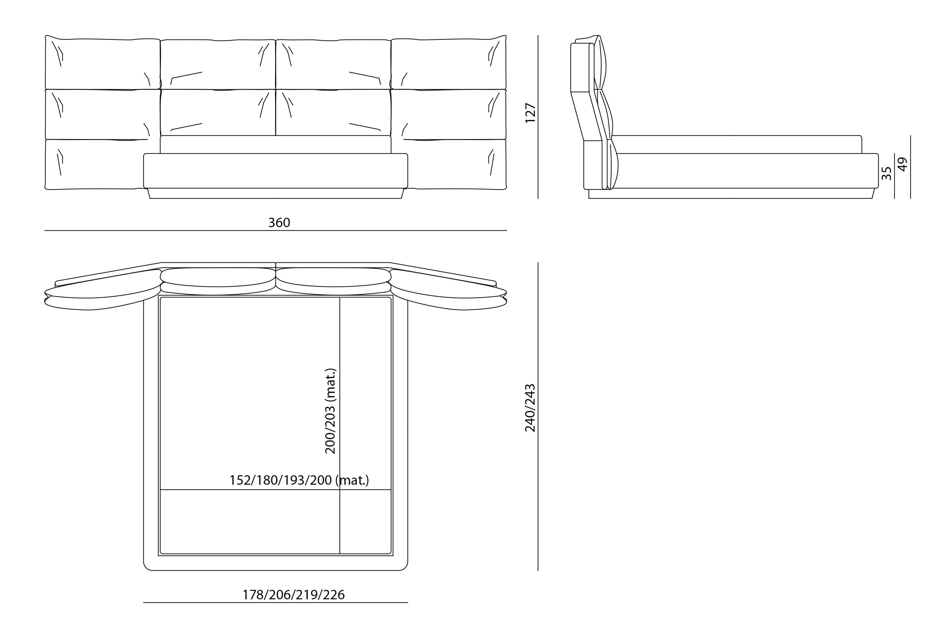 Palau Large Кровать Visionnaire  - Вид №3
