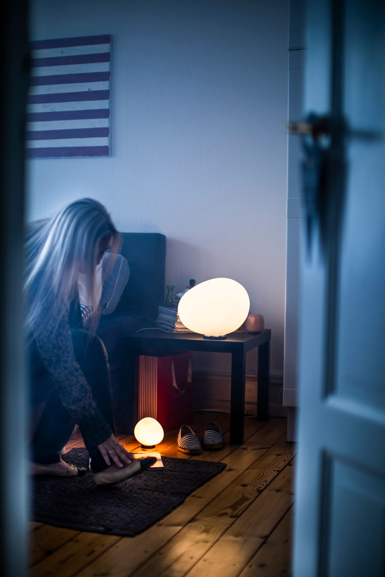 Настольная лампа из дутого стекла Foscarini Gregg ARCH-00124197 - Вид №4