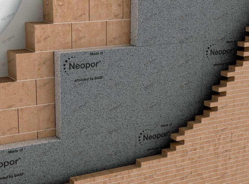 Neopor® by BASF Изоляционная панель Neopor® для открытой кладки sun-id-1434048