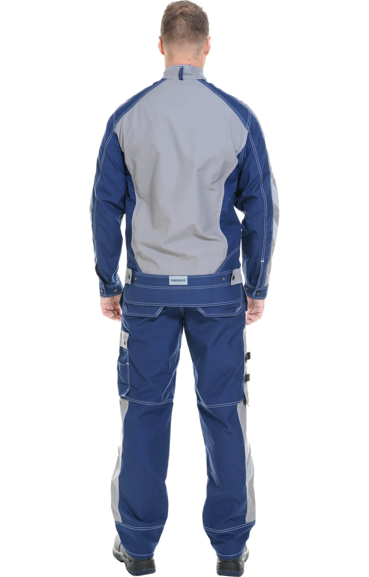 68832 Костюм "Прогресс" темно-синий с серым  Летняя спецодежда  размер 44-46/170-176  - Вид №21