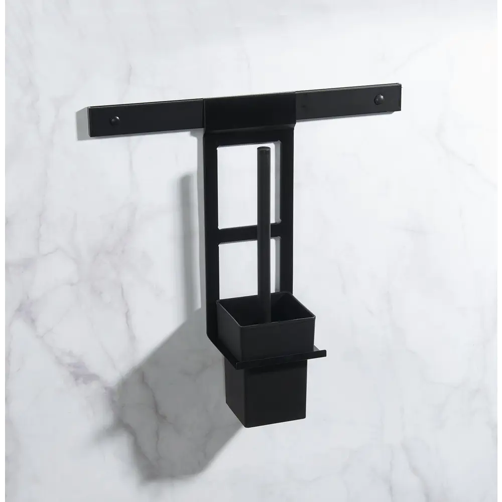 Ёршик для унитаза Swensa Lund для рейлинга цвет чёрный STLM-2117987 - Вид №5