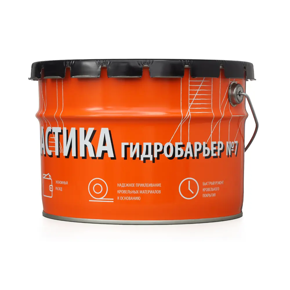 Мастика приклеивающая Гидробарьер №7 для кровли 10 кг Santreyd Не применимо STLM-2067810 - Вид №1