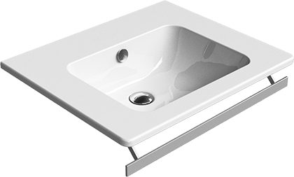 8831111 Подвесная раковина настенная овальная GSI ceramica City белая - Вид №1