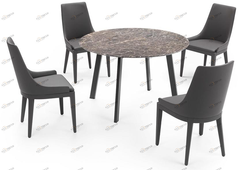 Marelli Круглый мраморный стол sun-id-1354352