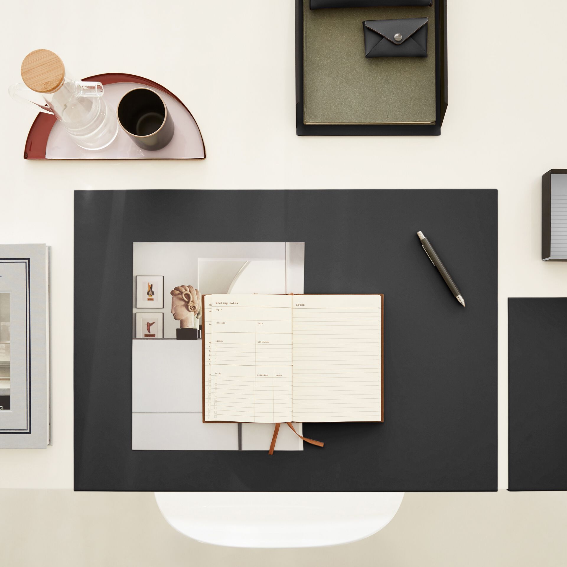 Держатель ручки из стали и кожи EGLOOH Муар ARCH-00011137 - Вид №1