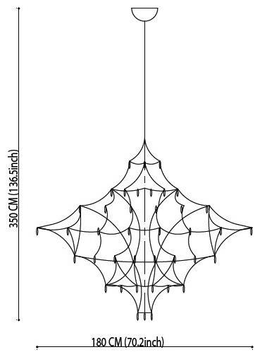 Quasar Подвесной светильник из никеля с кристаллами swarovski® sun-id-1416572 - Вид №12