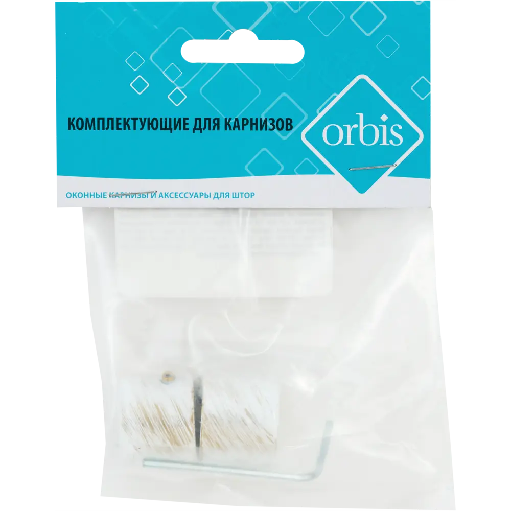 Наконечник-заглушка Orbis, металл, цвет античный белый, 2 шт STLM-2118272 - Вид №2