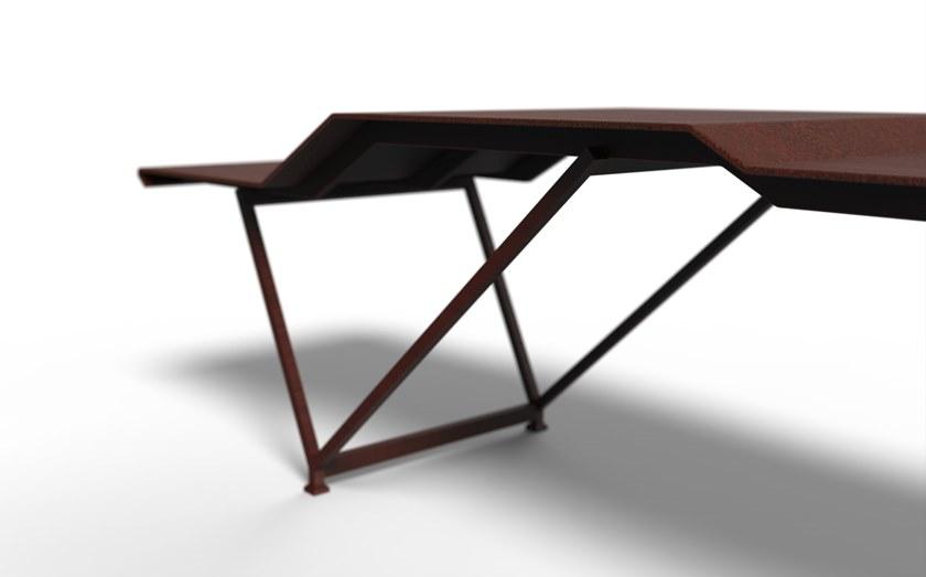 TrackDesign Скамья из стали Corten ™  Osp05078  - Вид №11