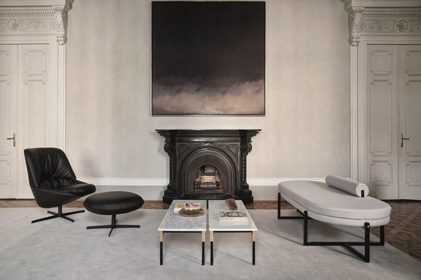 arflex Поворотное кресло, обитое тканью с 4 спицами Ladle sun-id-1481585 - Вид №3