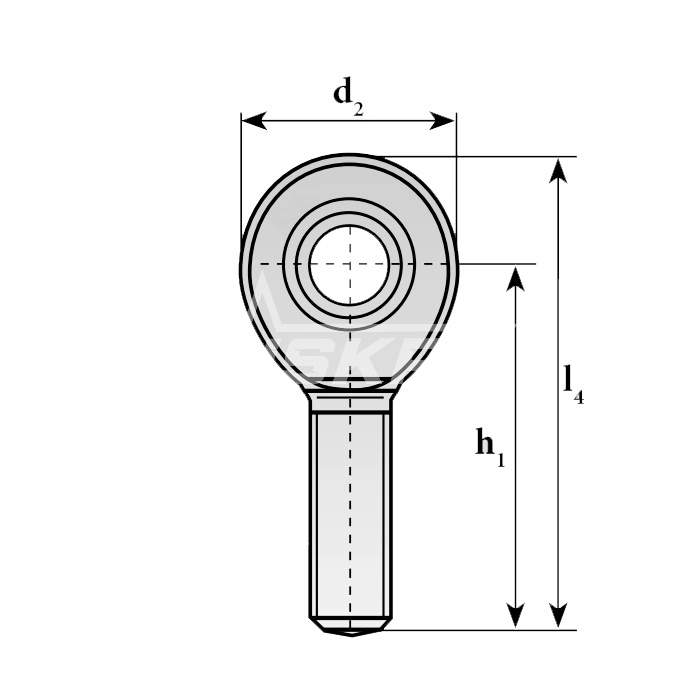 IS2626 Шарнирный наконечник TSML12CSS ISKRA  - Вид №2