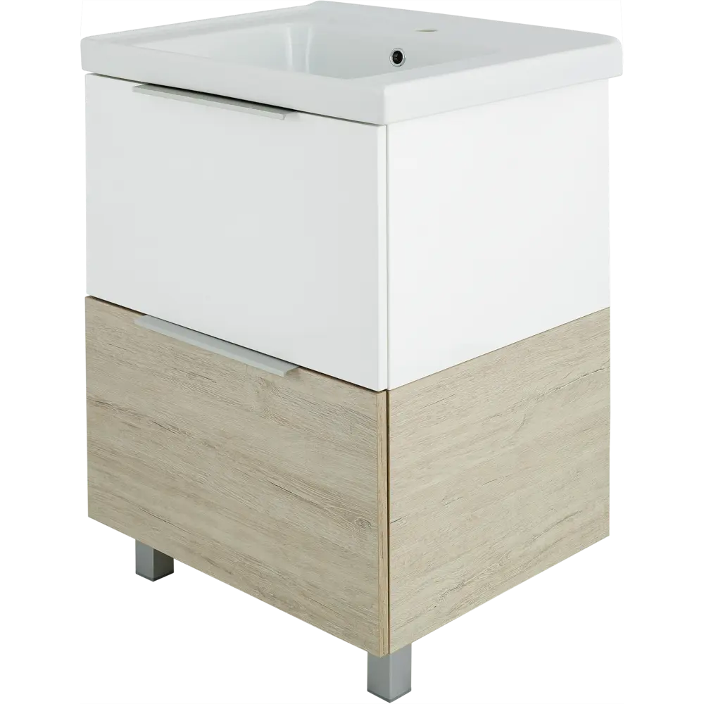 Тумба под раковину напольная «Грейс» 60 см цвет белый Santreyd STLM-2032283 - Вид №1