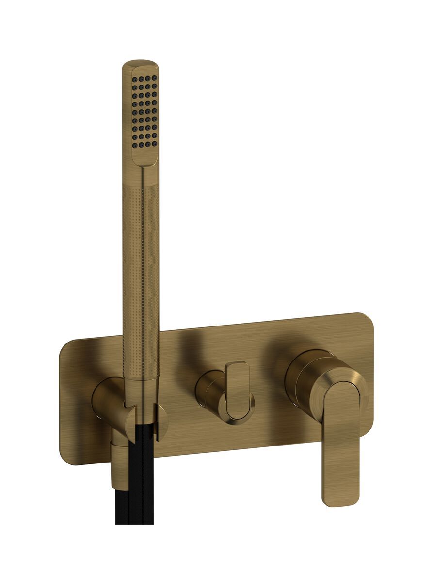 Однорычажный смеситель для душа с 3 отверстиями и ручным душем IB C-67 ARCH-00040959 - Вид №3