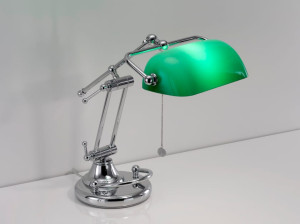 Регулируемая латунная настольная лампа