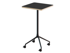 Высокий стол с деревянным откидным верхом