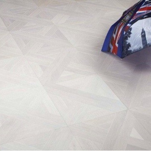 Модульный паркет Marco Ferutti Linea Linea Ванилла Дуб с брашью (Текстурированная) 405х405 мм 2600600025 - Вид №1