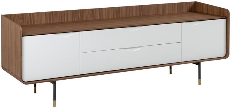 Tonin Casa Тумба под ТВ из орехового дерева с распашными дверцами Opera sun-id-1465301 - Вид №2