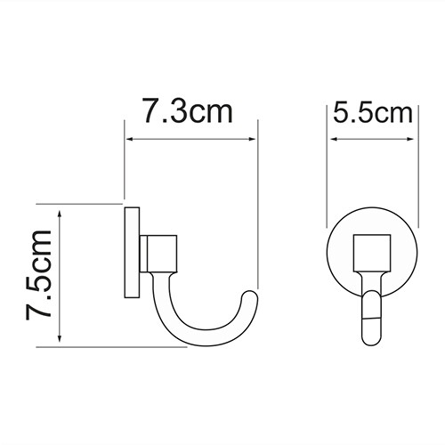 K-6223 Rhein Крючок WasserKRAFT Rhein K-6200  - Вид №3