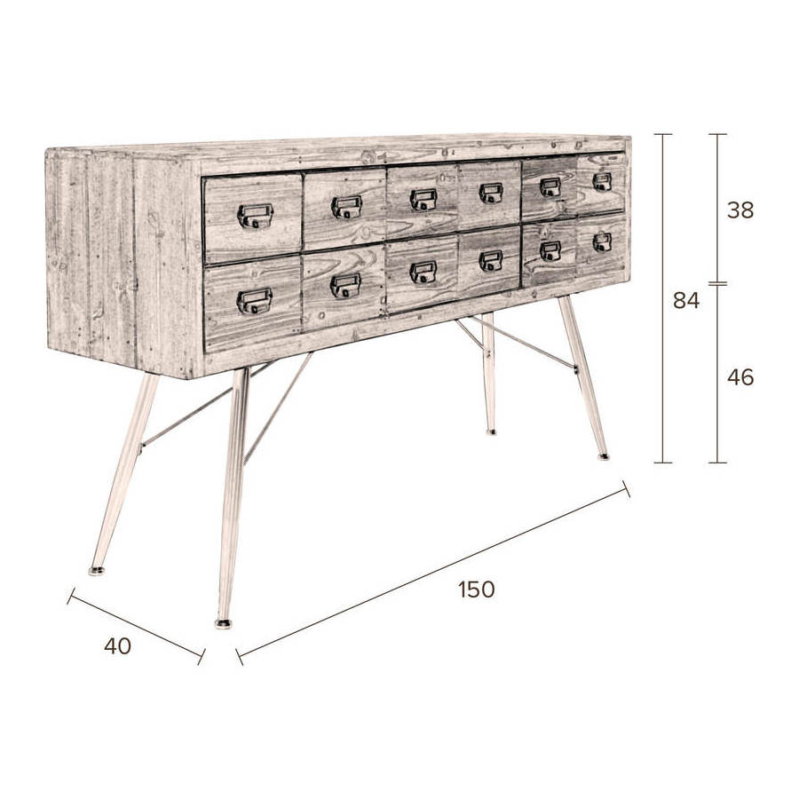 Комод Six Dutchbone 4100023 - Вид №10