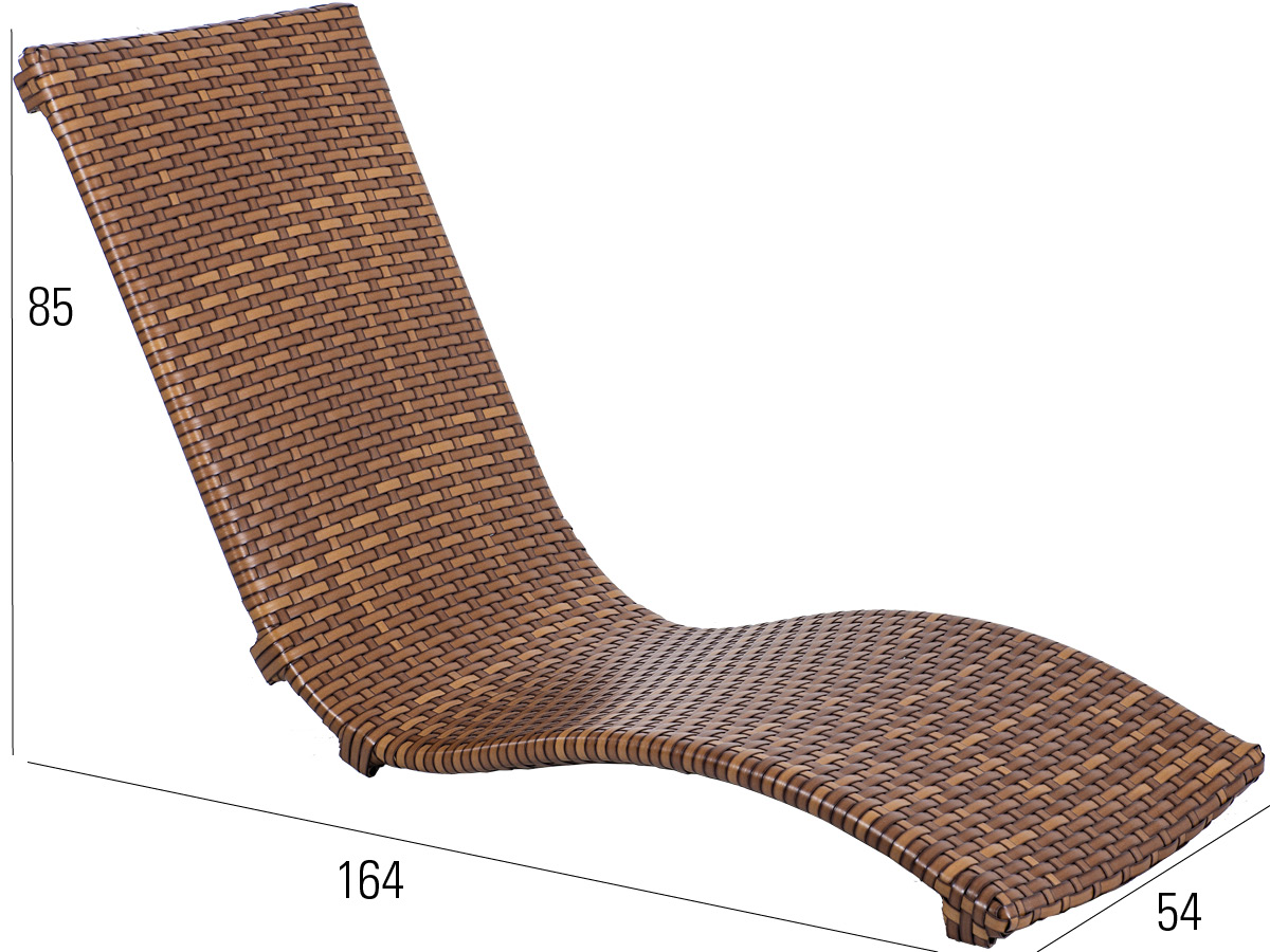 68.00.0315 Одноместный шезлонг Heaven Swing Табак Mbm  - Вид №1