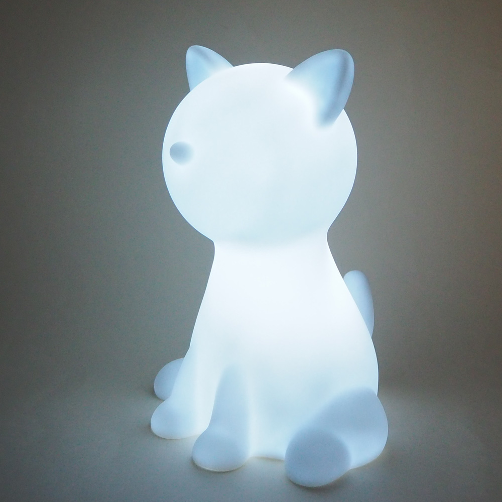 Ночник детский "Большой белый кот" LITTLE LOVELY COMPANY  281708 Белый Santreyd  - Вид №8