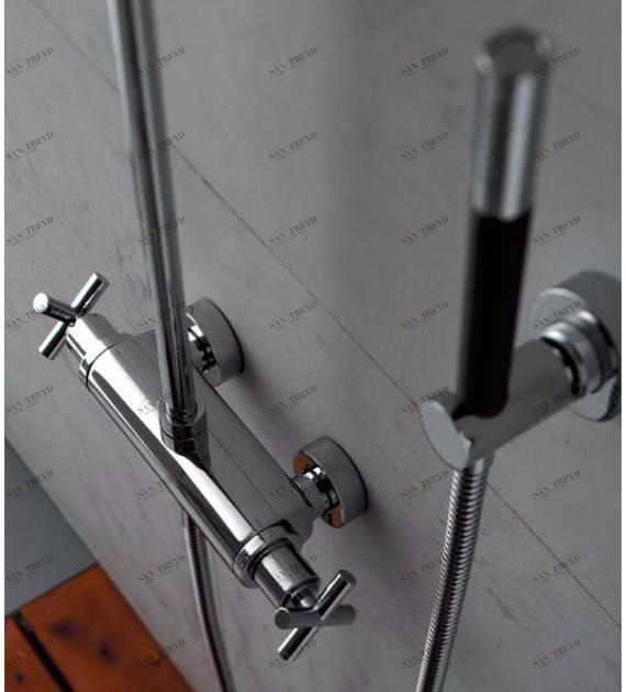 ZAZZERI Смеситель для душа с ручным душем с отдельными розетками с лейкой Da-da sun-id-1382660