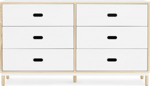 601049 Комод w. 6 ящиков белый Normann Copenhagen Kabino