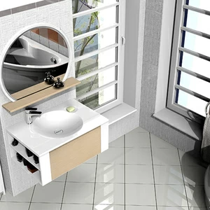 Комплект мебели для ванной Belux Бали 80 (69)