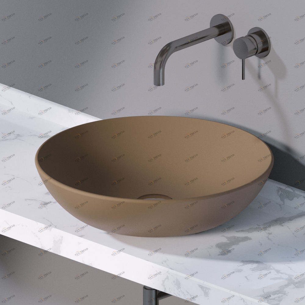 L241132 Накладная раковина на столешницу  круглая A. e T. Italia THIN AeT ITALIA