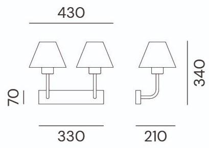 Il Fanale Настенный светильник для улицы из металла Fiordo 261.02.or - Вид №2