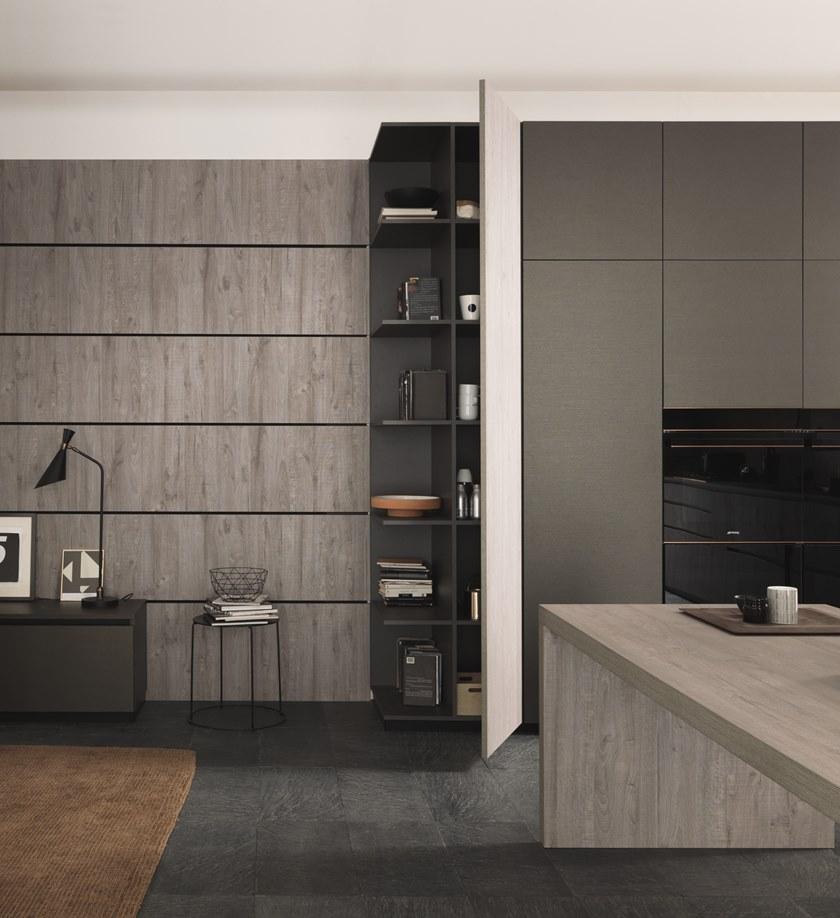 Floritelli Cucine Кухня с полуостровом без ручек Ares sun-id-1432210 - Вид №16