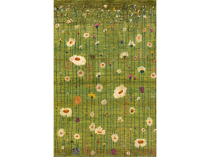 Прямоугольный шерстяной цветочный ковер Zollanvari Flower Meadow ARCH-00117460