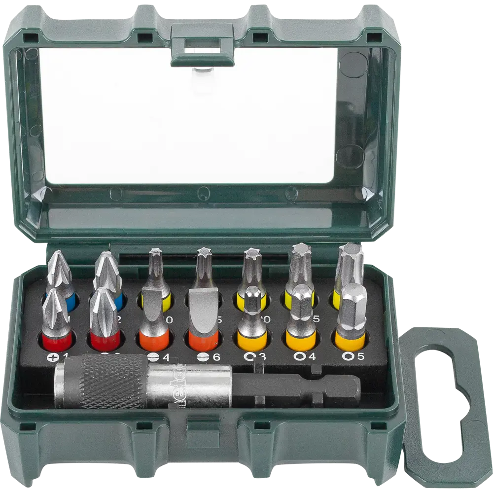 Набор бит Metabo, 626703000, 15 предметов STLM-2176050