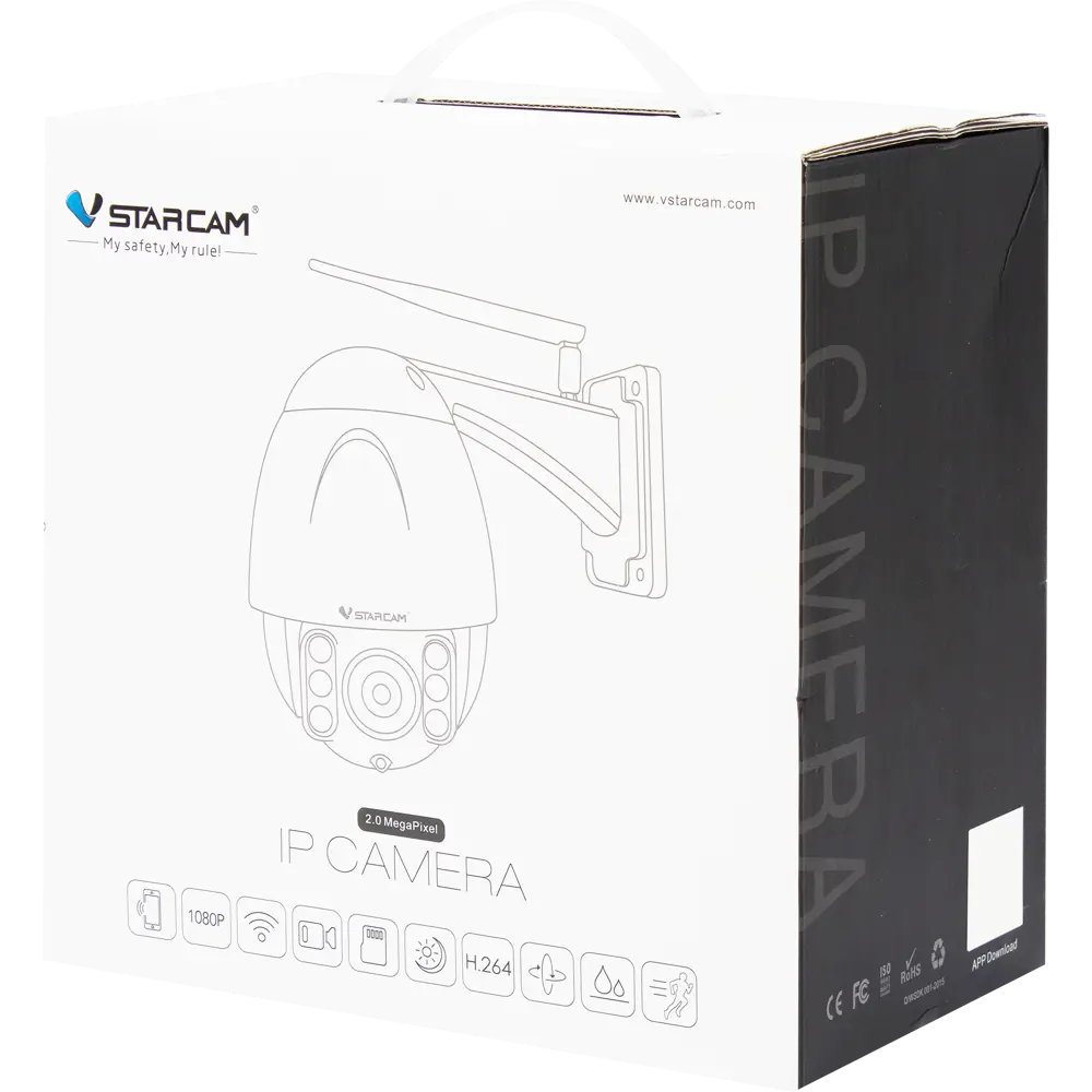 IP камера уличная Vstarcam C8833WIP 2 Мп 3.3 мм 1080p FULL HD WiFi Santreyd STLM-2155011 - Вид №5