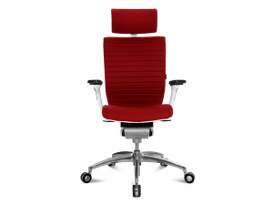 Регулируемый по высоте поворотный офисный стул из ткани