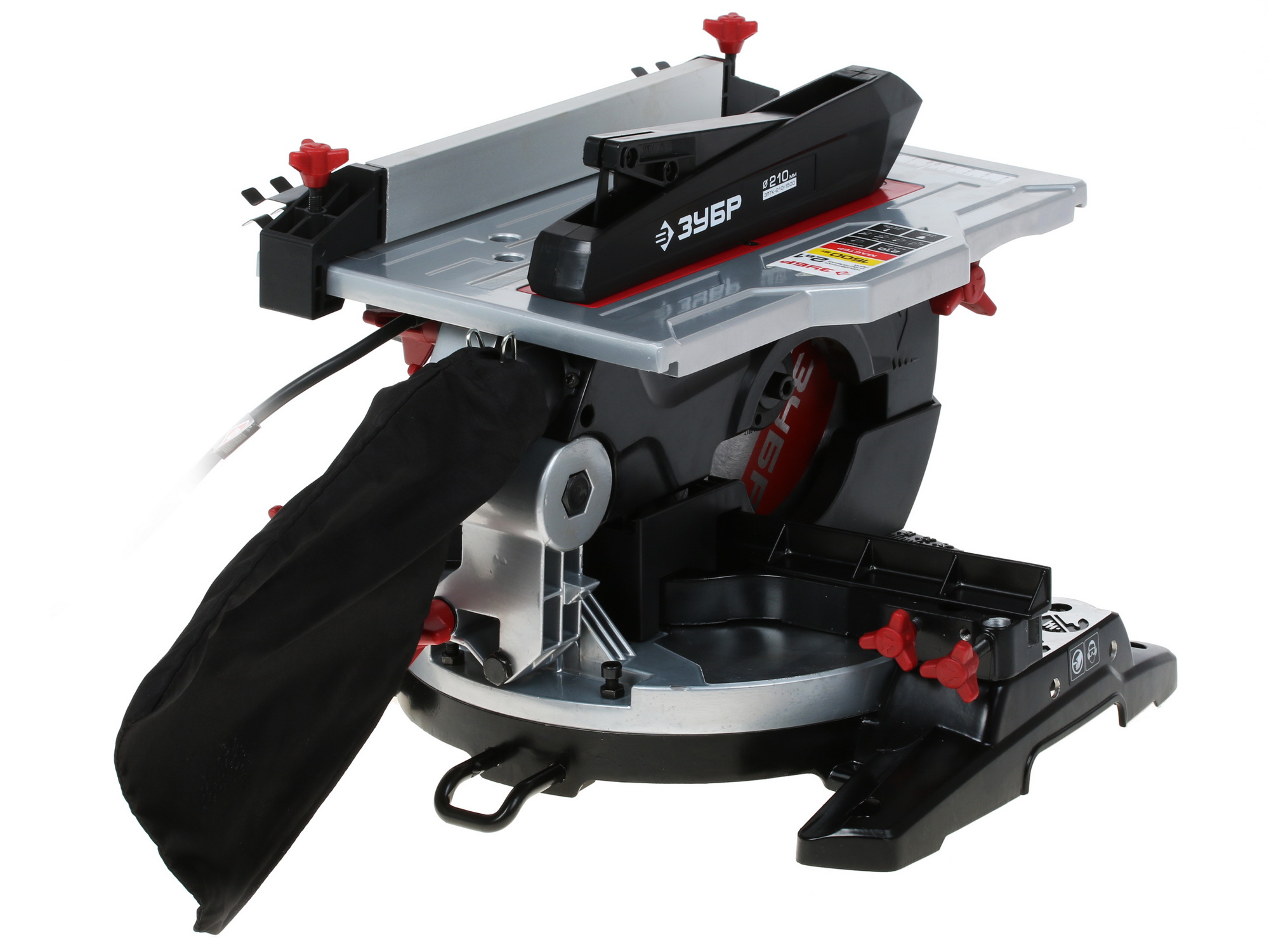 Торцовочная пила комбинированная Зубр ЗПТК-210-1500 8103316 STDN-0089231 - Вид №2