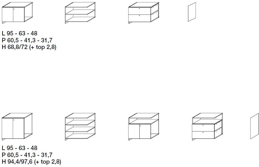 Citterio Высокий офисный шкаф с распашными дверцами sun-id-1346369 - Вид №5