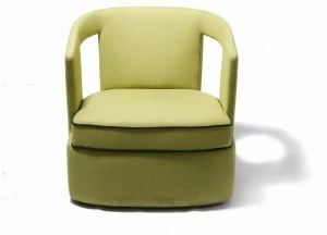 Nube Italia Кресло из ткани с подлокотниками