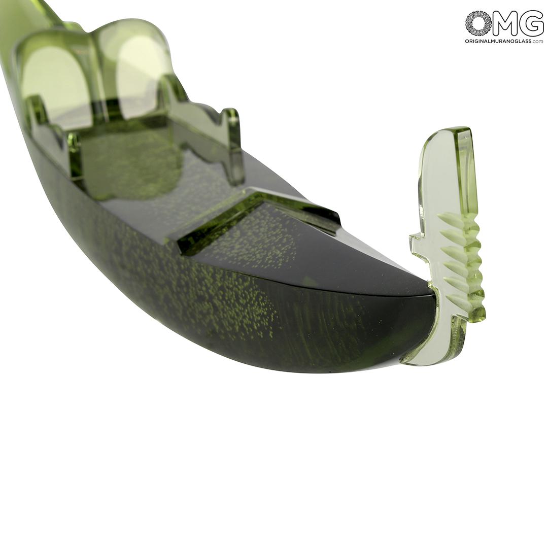 4531 ORIGINALMURANOGLASS Венецианская гондола - муранское стекло OMG 64 см  - Вид №1