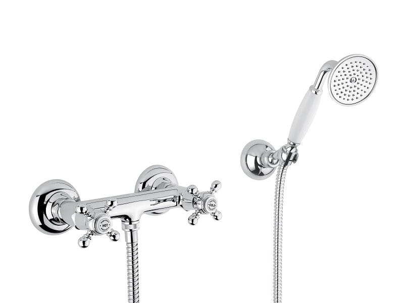 Набор для душа из хромированной латуни Bugnatese REVIVAL ARCH-00078348 - Вид №1