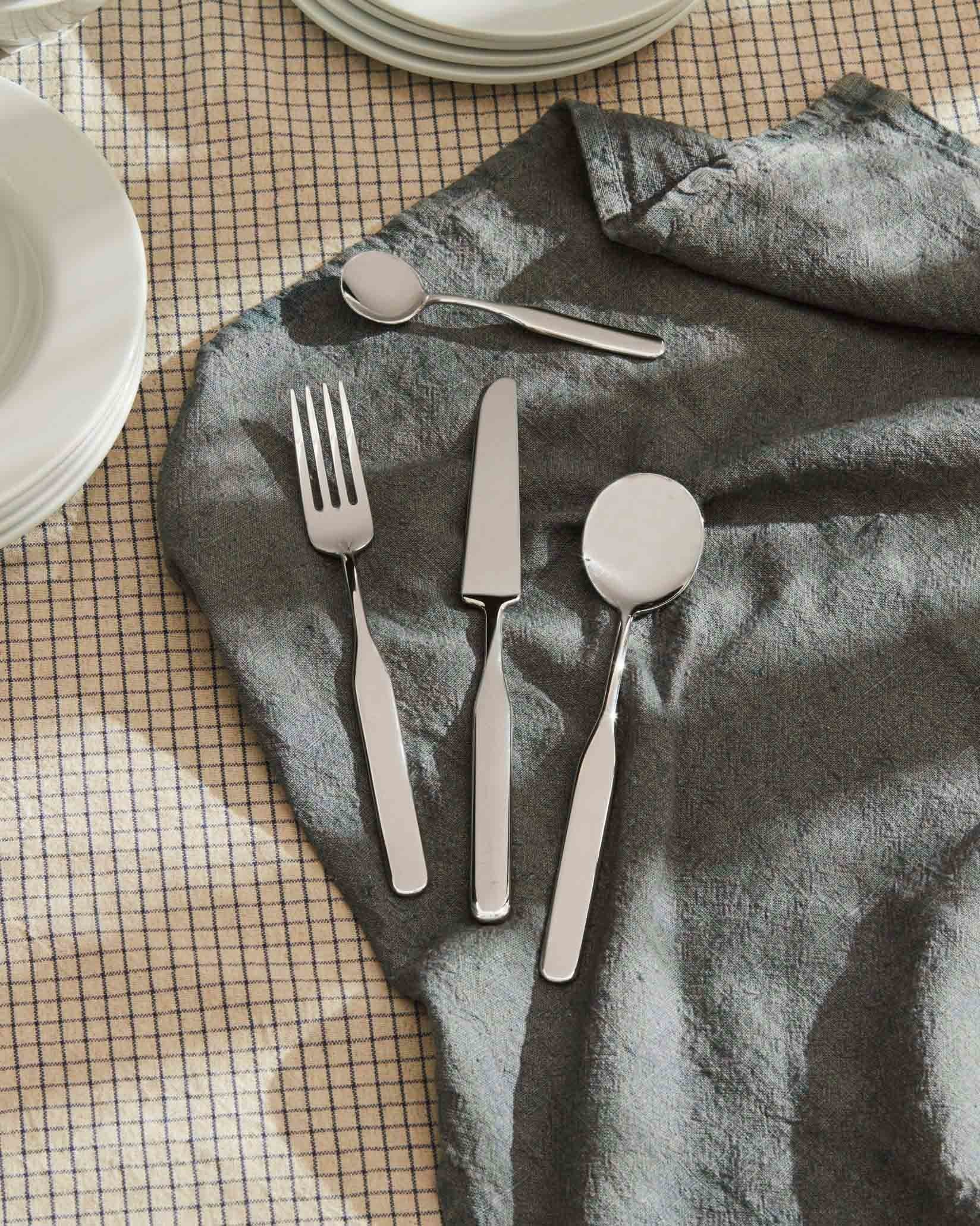 Столовая вилка. 6 предметов Alessi с высоким воротником Collo-alto IS02/2 - Вид №1